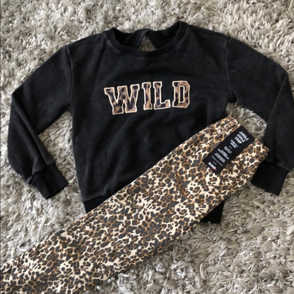 Hudson Kids Leopard 2pc Outfit | Neiman Marcus